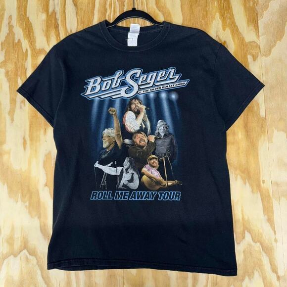 Vintage y2k bob seger and the silver bullet band t-shirt - Picture 1 of 4